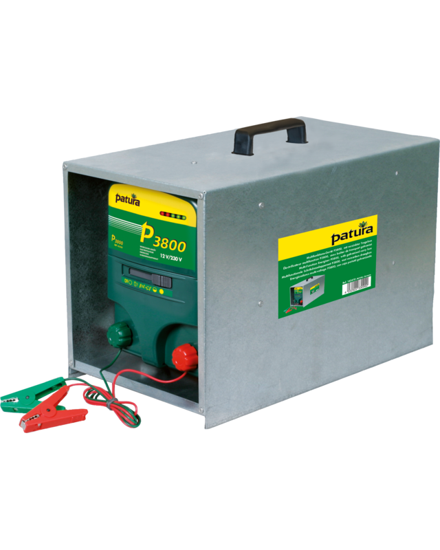 Patura P3800, multifunctionele schrikdapparaat 230V/12V met draagbox
