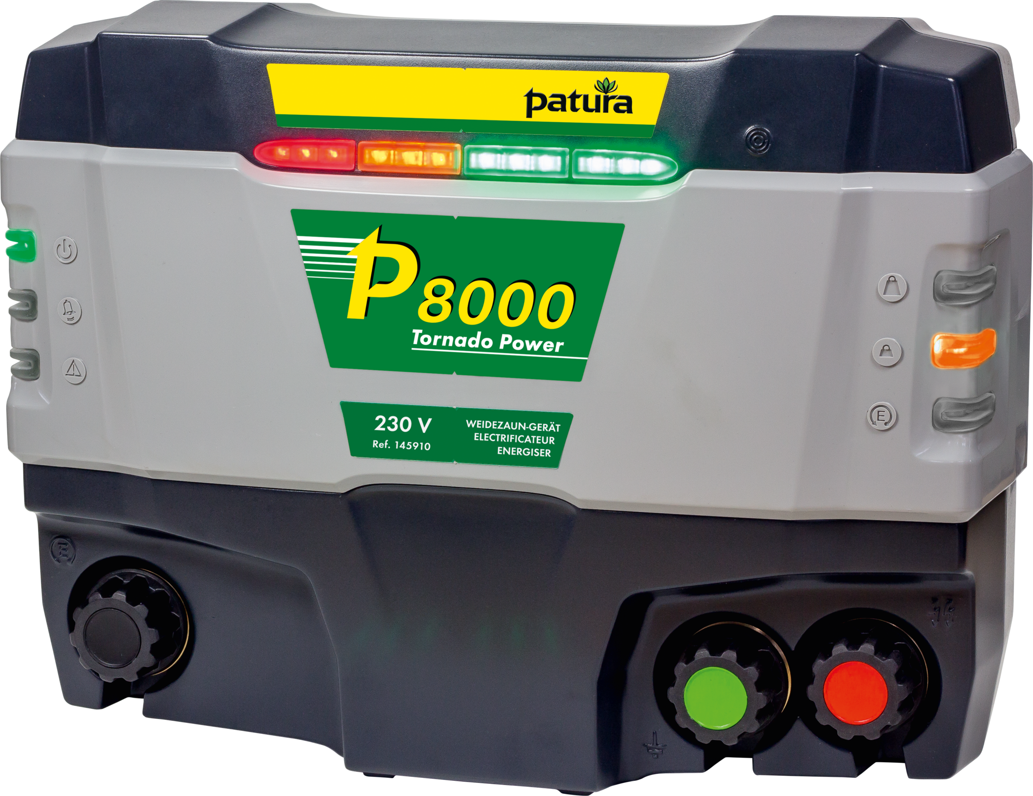 Patura P8000 Tornado Power 230V adapter, 15 Joule met Delta PulseTM Technology