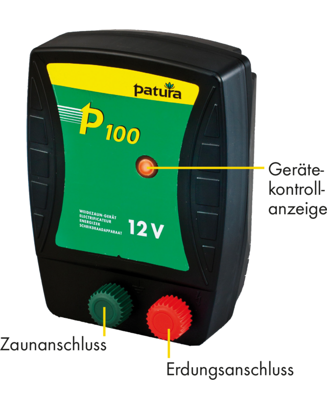 Patura P100, schrikdraadapparaat voor 12 V batterij