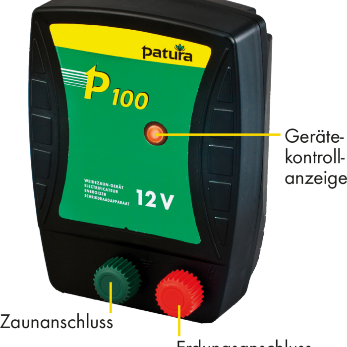 Patura P100, schrikdraadapparaat voor 12 V batterij