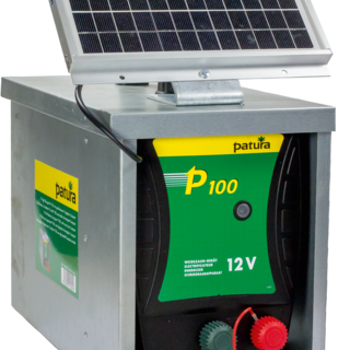 Patura P 100 schrikdraadapparaat complete set, met zonnecelmodule 5W