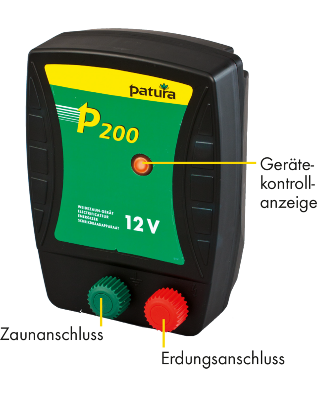 Patura P200, schrikdraadapparaat voor 12 V batterij