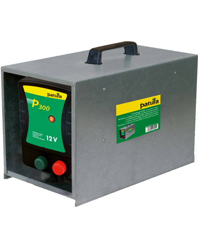Patura P300, schrikdraadapparaat voor 12 V batterij met draagbox