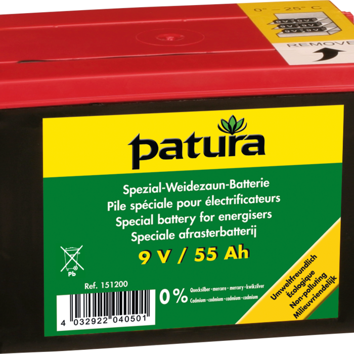 Patura Speciale batterij 9V/55Ah