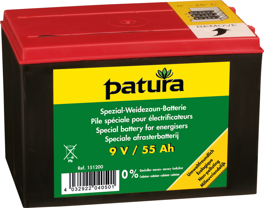 Patura Speciale batterij 9V/55Ah