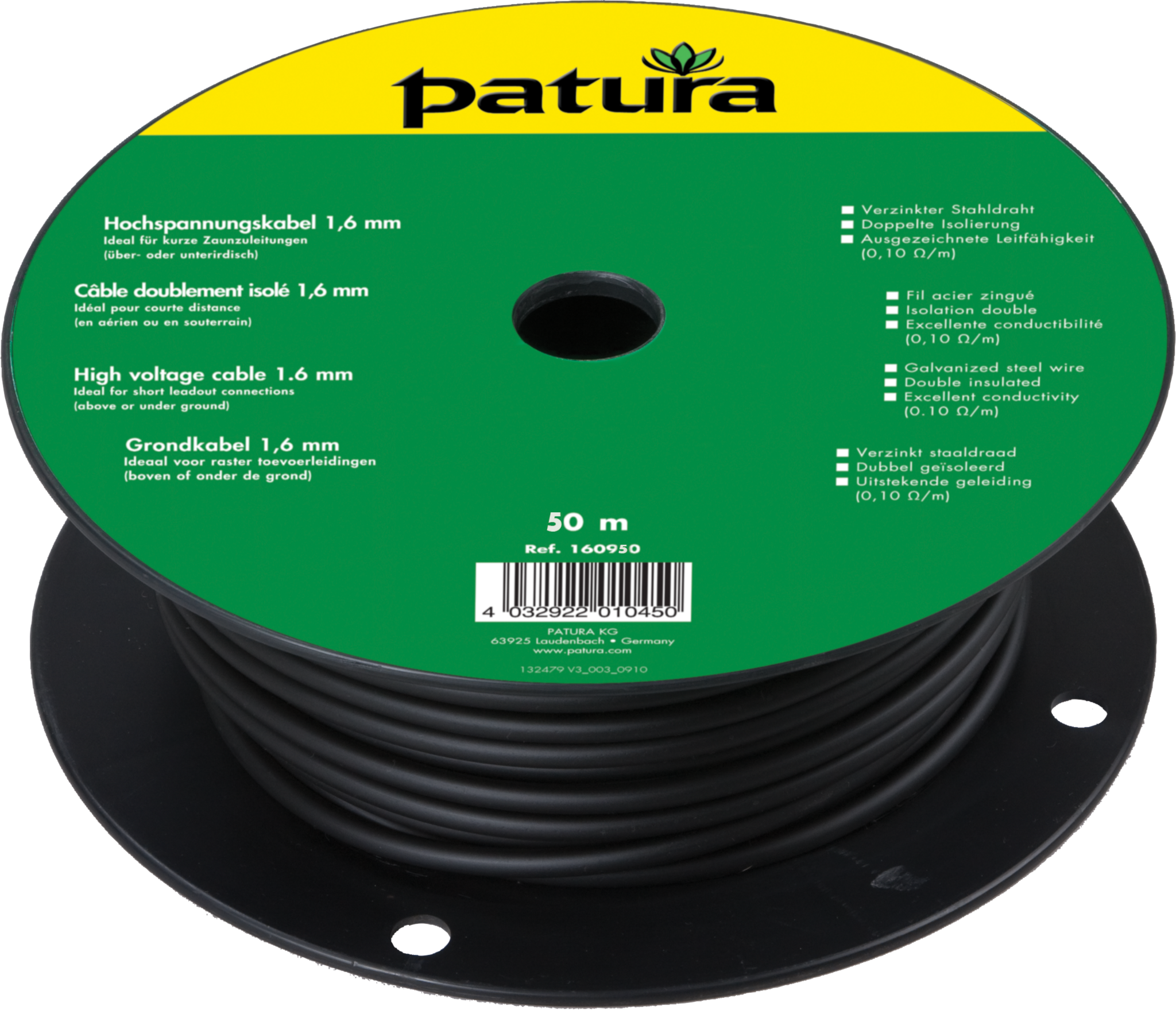 Patura Grondkabel 1,6mm, 50m bundel