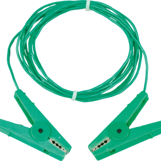 Patura Aardpen verbindingskabel, met RVS klemmen