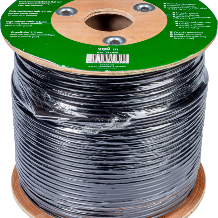 Patura Grondkabel 2,5mm, 200m bundel