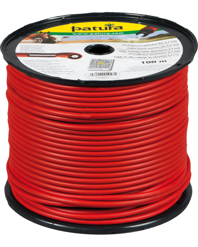 Patura Hoogspanningskabel alu 2,7mm, 50m bundel
