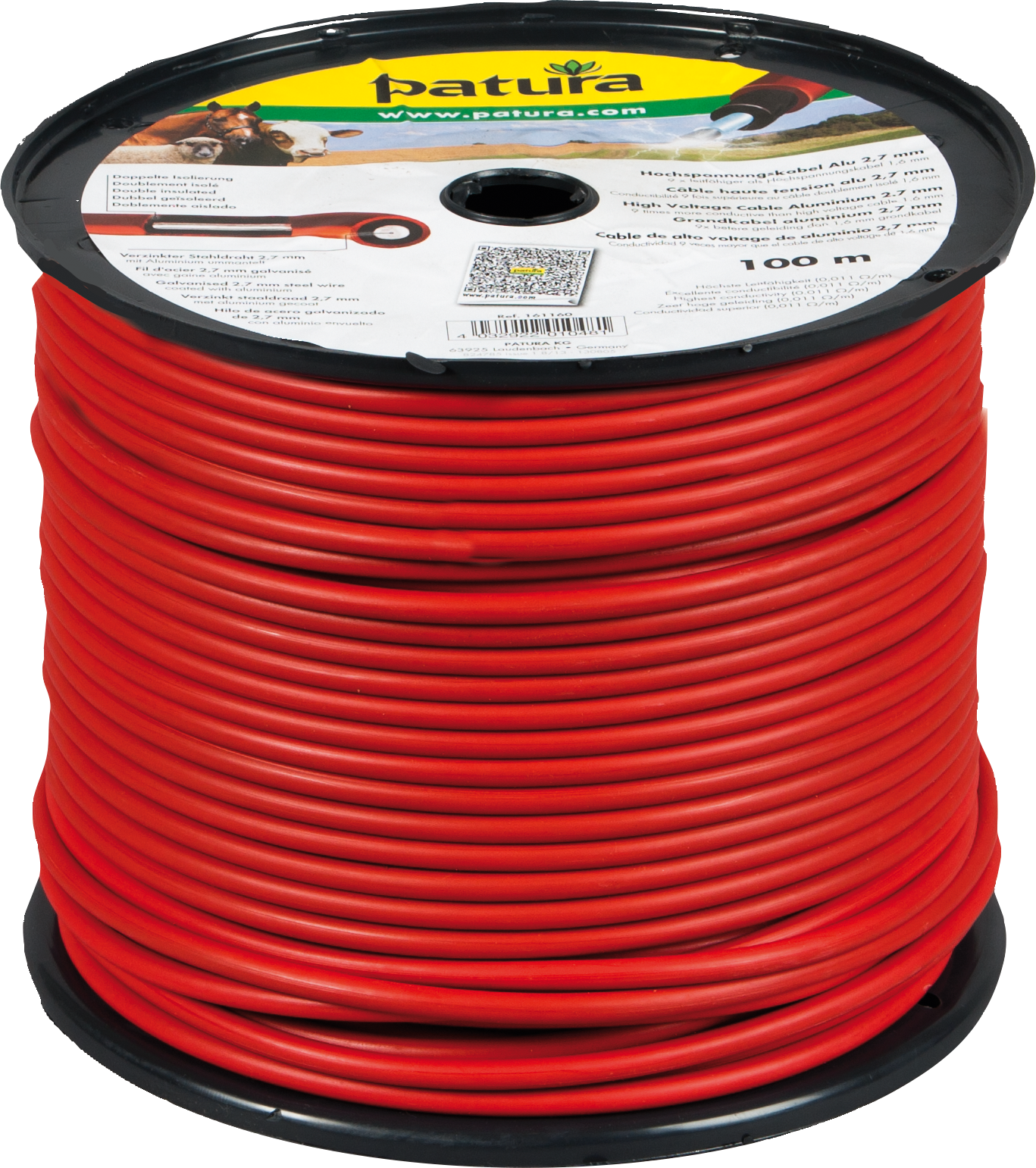 Patura Hoogspanningskabel alu 2,7mm, 50m bundel