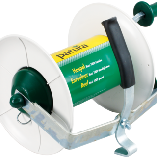 Patura Maxi haspel, tot 1000m draad, met versnelling