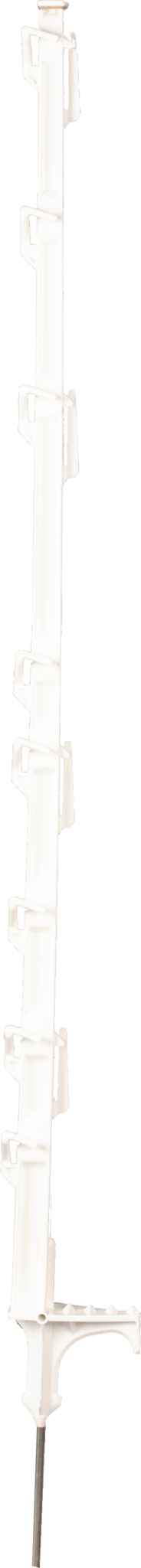 Patura DraaiFix kunststof paal, 1,05 m, wit 8 houders (10 stuks/pak)