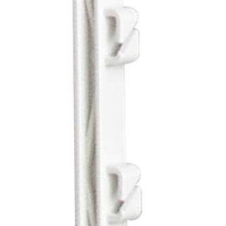 Patura Stijgbeugelpaal, 1,15m, 6 houders, rasterhoogte 0,90m, 10 stuks, wit