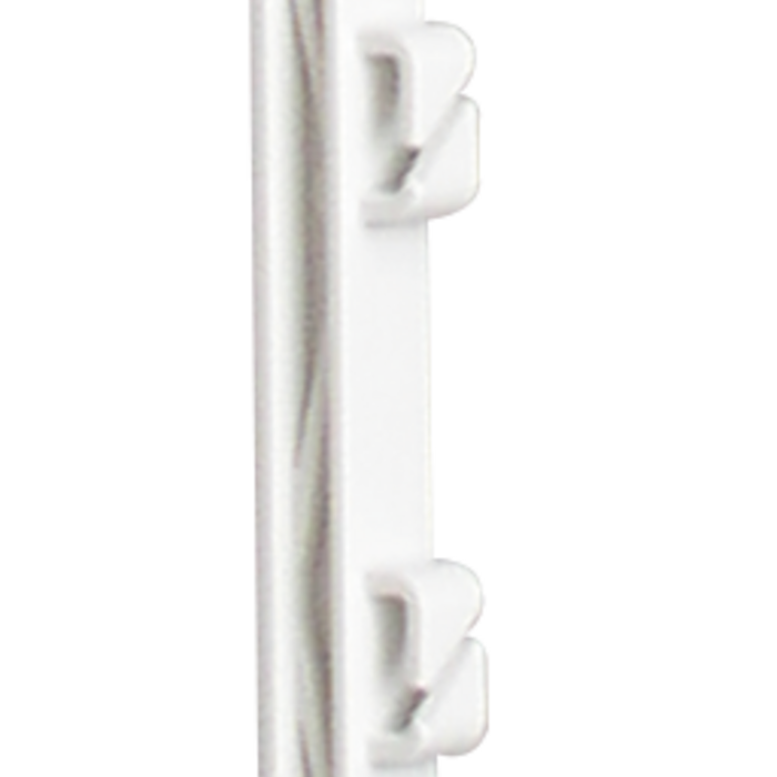 Patura Stijgbeugelpaal 1,15m, wit, met stijgbeugelintrap (10 stk/ pak)