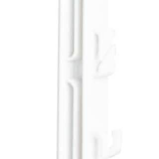 Patura Kunststof paal, 1,05m, 7 draadhouders, rasterhoogte 0,85m, 10 stuks, wit