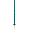 Kunststof paal, groen, 1,05m, 7 draad- + 2 cordhouders, dubbele trede 10st