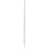 Plastic Post, 1.25 m, 8 holders, fence height 1.05 m, white (qty 10/pack)