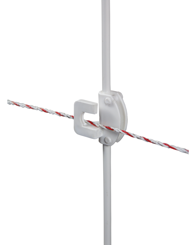 Patura DraaiFix veerstaal paal, 1,13 m met 2 Isolatoren (10 stuk/pak)