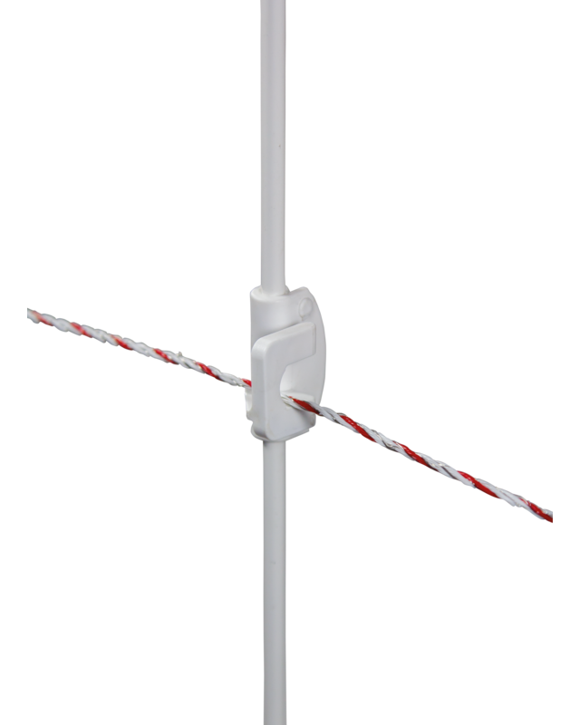 Patura DraaiFix veerstaal paal, 1,13 m met 2 Isolatoren (10 stuk/pak)