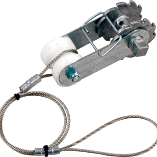 Patura Draadspanner met isolator en cord, 2 stuks