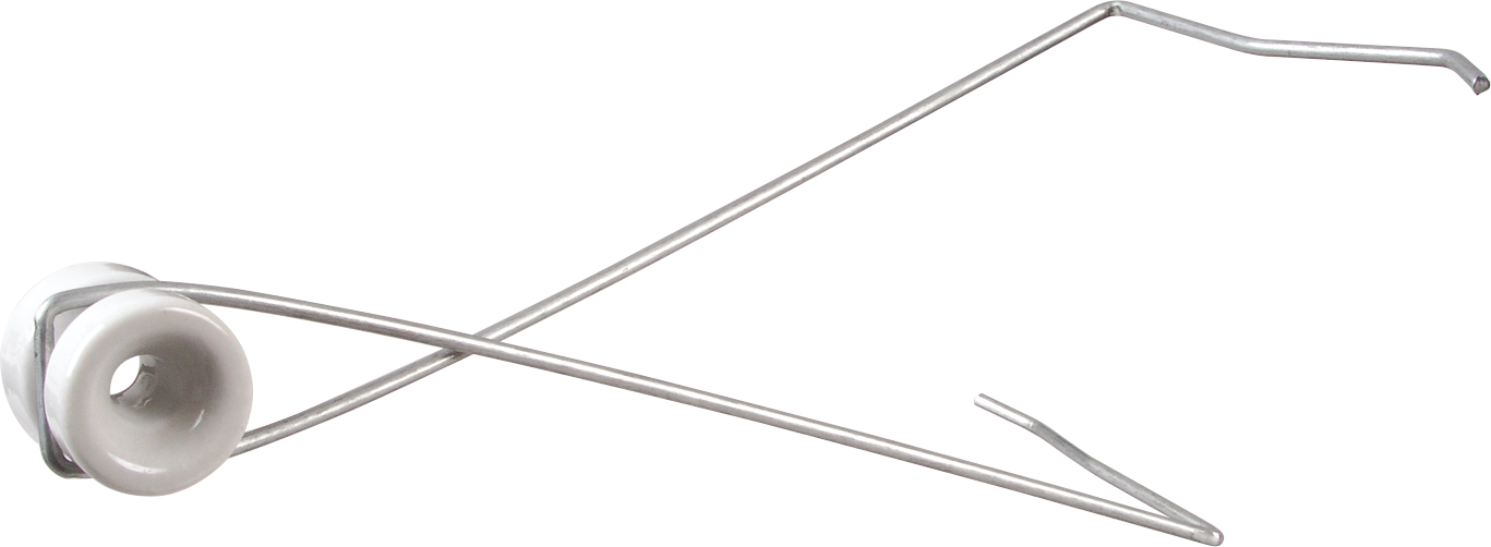 Patura Afstandhouder om in te hangen met porseleinen isolator (10 st.)