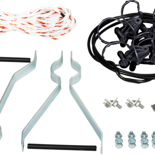 Patura Afstandsisolator poortset, voor vaste schrikdraadpoorten
