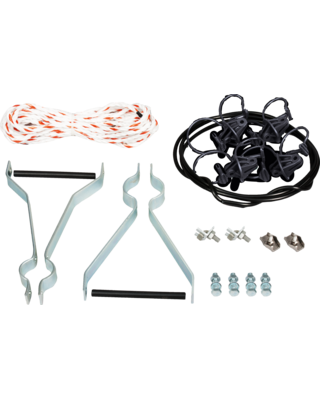 Patura Afstandsisolator poortset, voor vaste schrikdraadpoorten