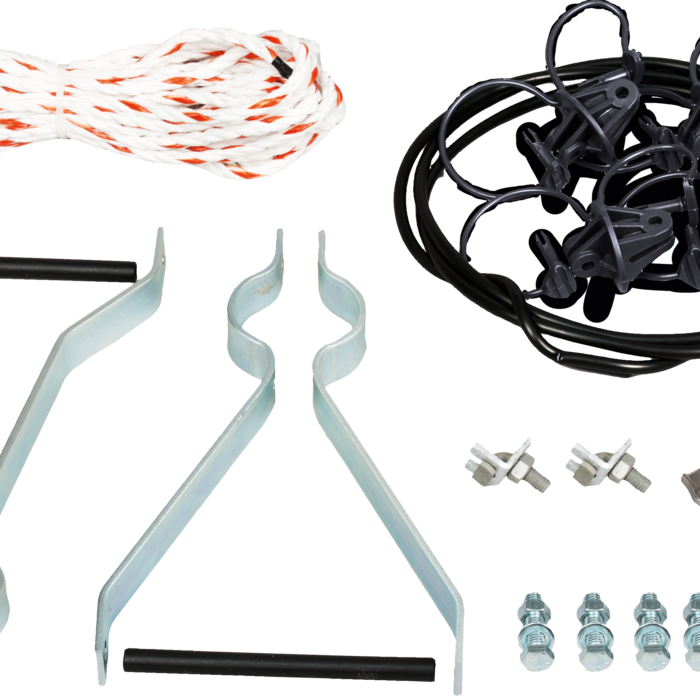 Patura Afstands isolator poort set voor Weideafrasteringpoort Compact