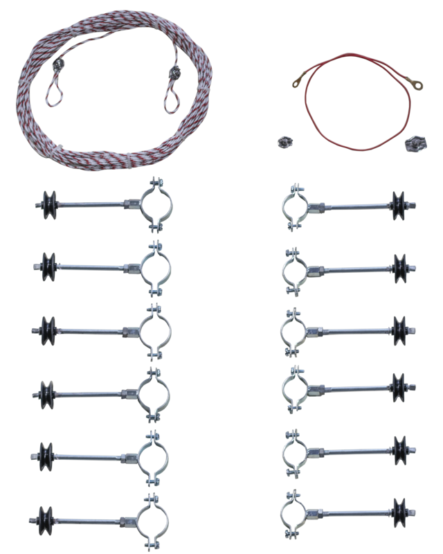 Patura Afstandsisolator-poortset kuddebeschermi voor verstelbare professionele schrikdra