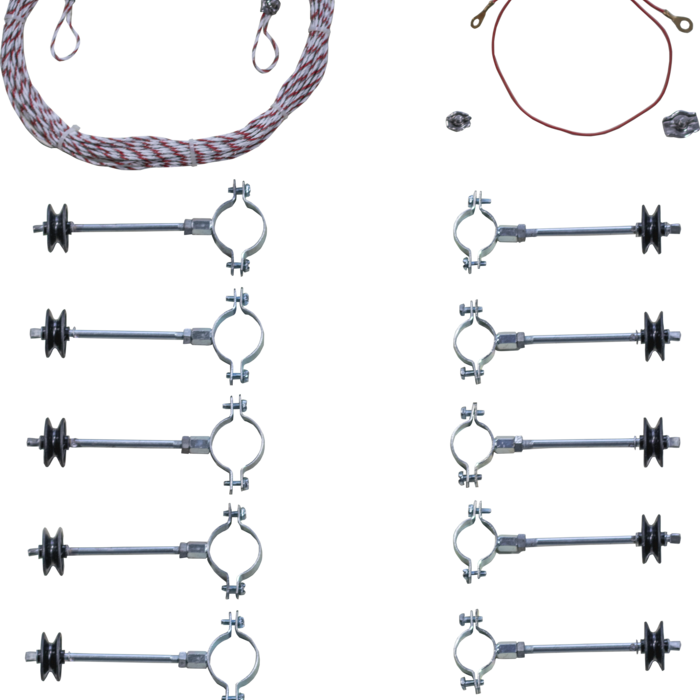 Patura Afstandsisolator-poortset kuddebeschermi voor verstelbare professionele schrikdra