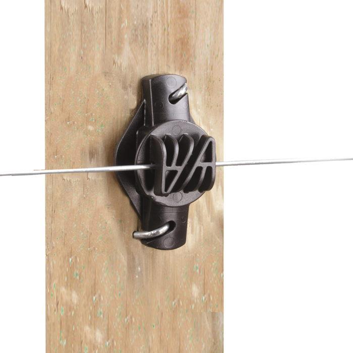 Patura Isolator (permanent) voor rasterdraden (150 stuks emmer)