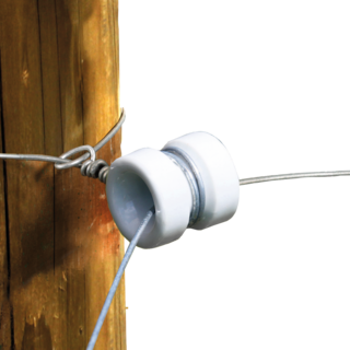 Patura Porselein hoekisolator, rond, 3 stuks