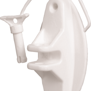 Patura Isolator met pin, 25 stuks, wit