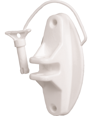 Patura Isolator met pin, 25 stuks, wit