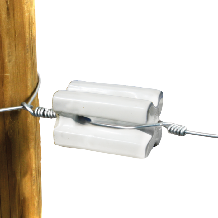 Patura Porselein trek/hoekisolator, vierk. 3st