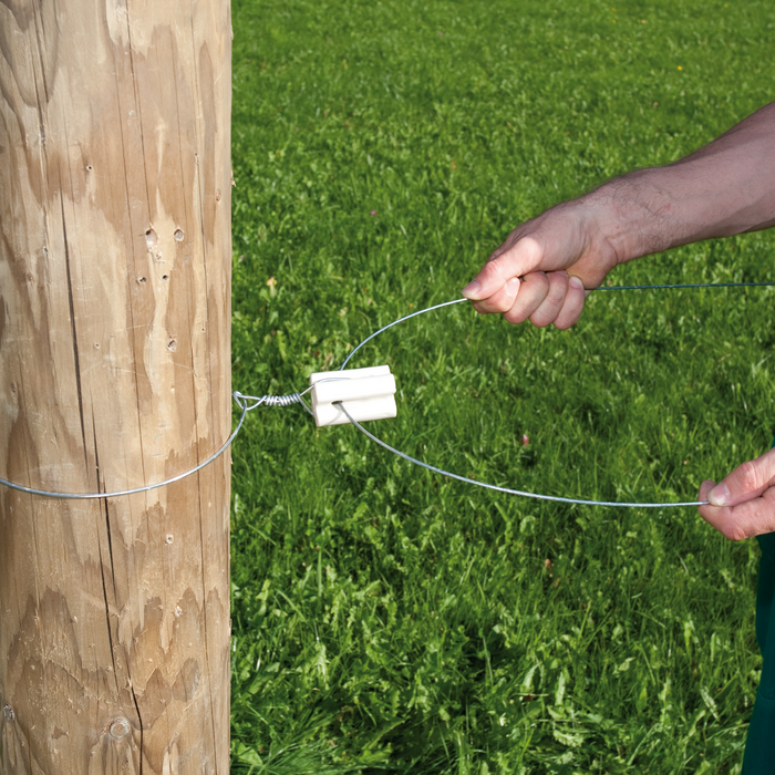 Patura Porselein trek/hoekisolator, vierk. 3st