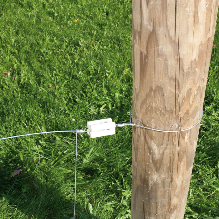 Patura Porselein trek/hoekisolator, vierk. 3st