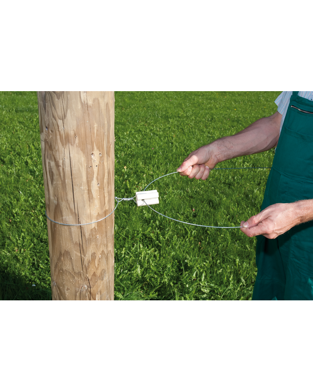 Patura Porselein trek/hoekisolator, vierk. 10st