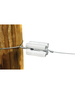 Patura Porselein hoekisolator, vierkant, 50 stuks