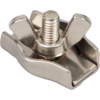 RVS draadklem met vleugelmoer voor strengen tot 4 mm (10 stuks/pak)