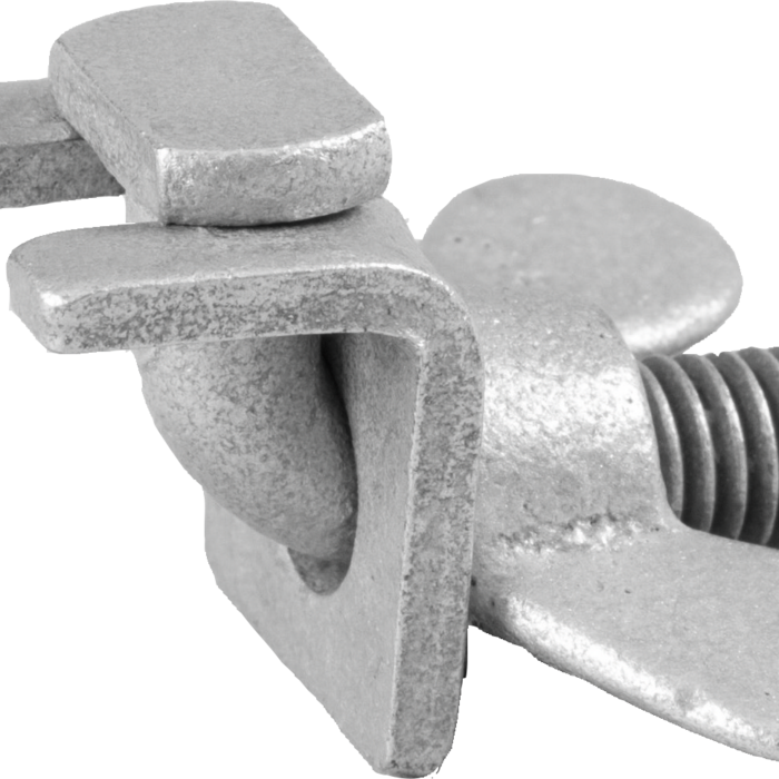 Patura Hoek klem, verzinkt met vleugelmoer (5 stuk)