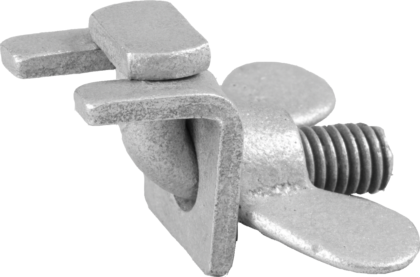 Patura Hoek klem, verzinkt met vleugelmoer (5 stuk)