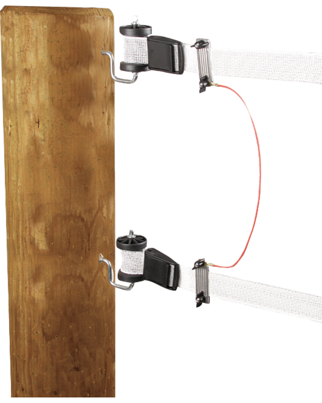 Patura Lintverbindingskabel met 2 rvs lintklemm