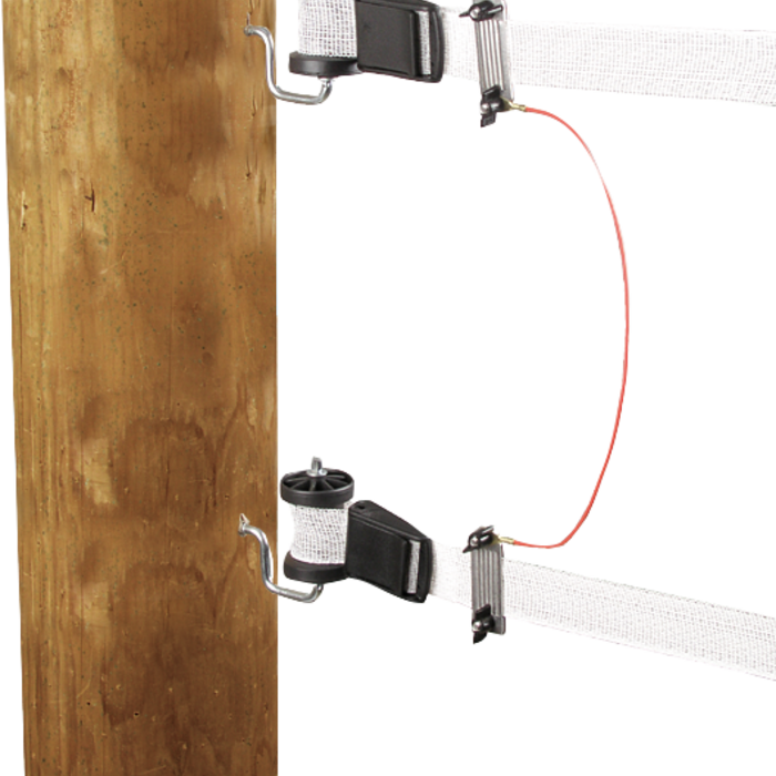 Patura Lintverbindingskabel met 2 rvs lintklemm