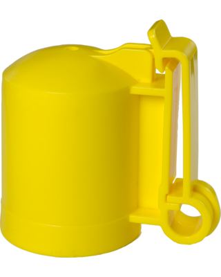 Patura Kapisolator voor T-paal, 200 stuks, geel