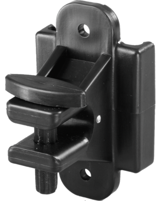 Patura XL-Isolator met pin voor T-paal, 25 stuks ,zwart