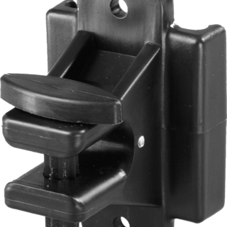 Patura XL-Isolator met pin voor T-paal, 500 stuks ,zwart