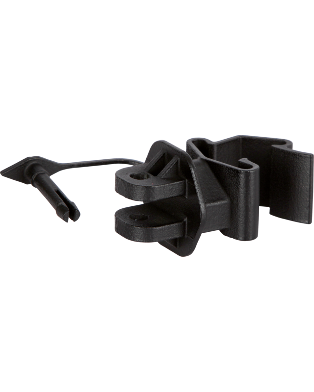 Patura Standaard isolator met pen voor T-palen, zwart (25 stuk/pak)