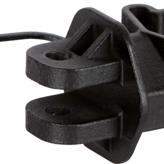 Patura Standaard isolator met pin voor T-paal, 500 stuks, zwart