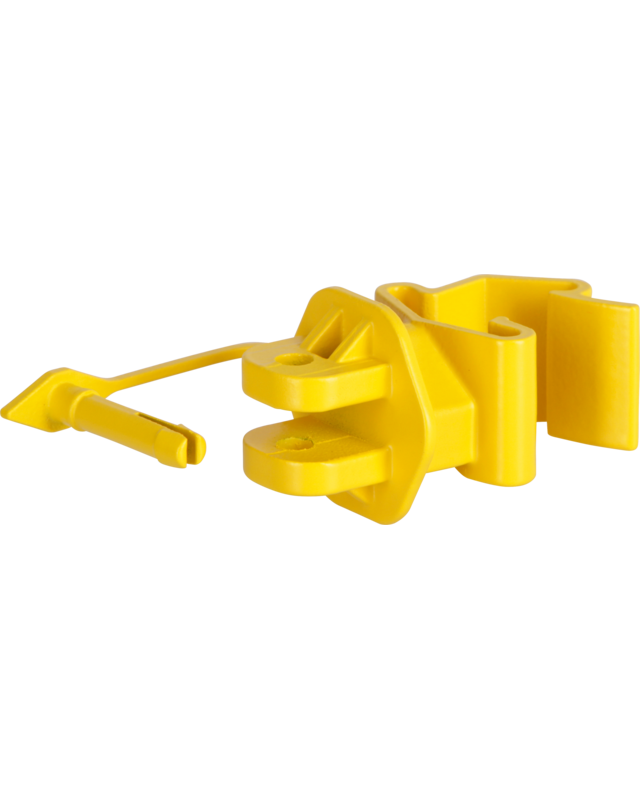 Patura Standaard isolator met pen voor T-palen, geel (25 stuk/pak)